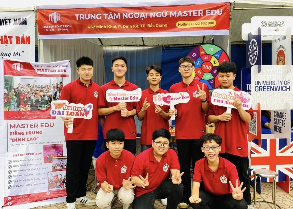 Tiếng Trung Bắc Giang Master Edu hướng nghiệp THPT Thái Thuận