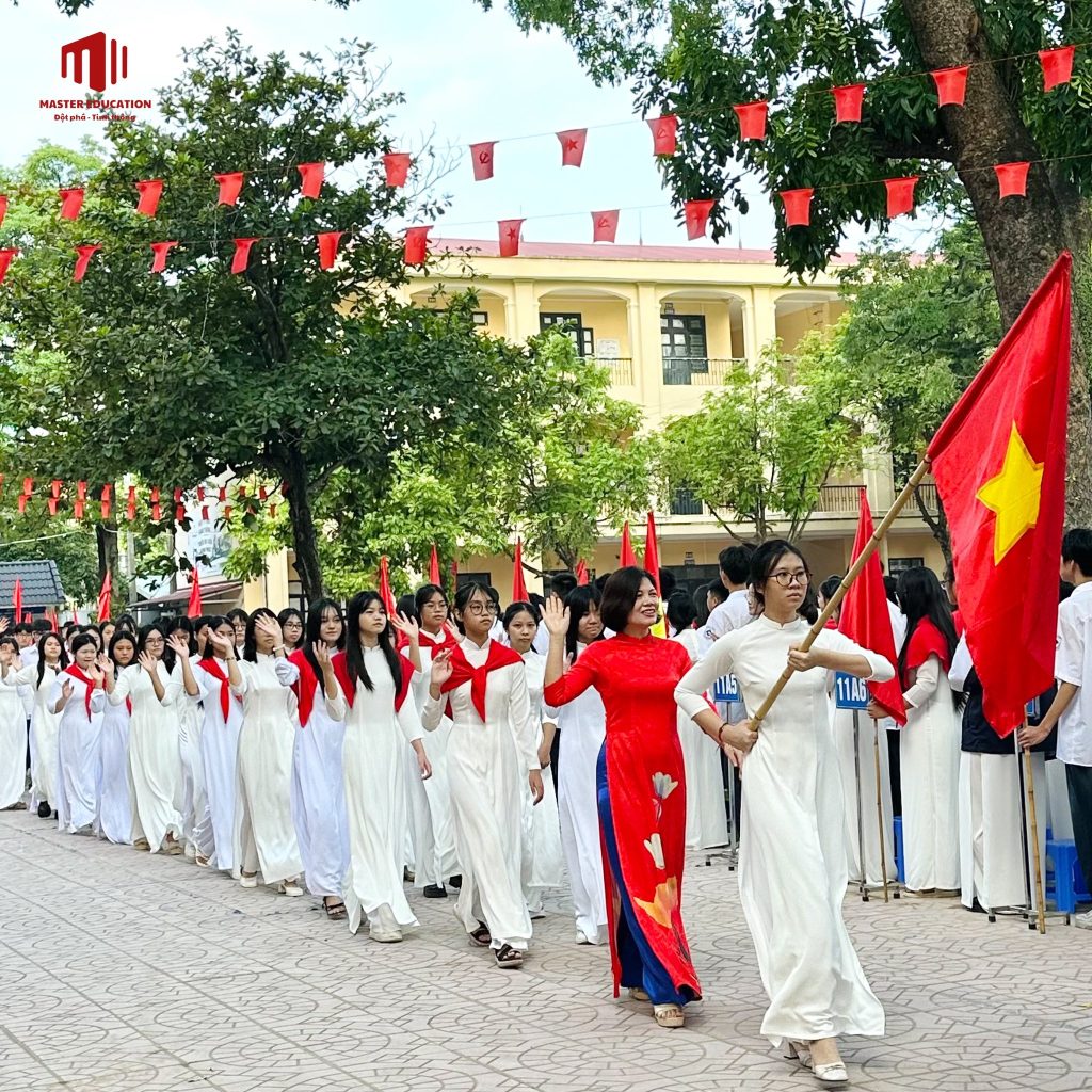 Master Edu tham dự lễ khai giảng THPT Bắc Ninh 05/09
