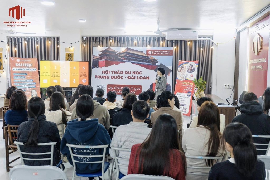 Hội thảo du học Trung Quốc Đài Loan 2026 tại Master Edu