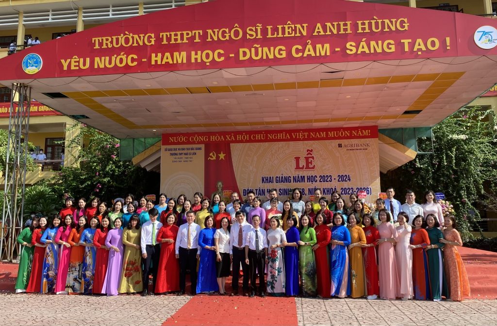 Master Edu đồng hành lễ khai giảng THPT Ngô Sĩ Liên 2023 2024