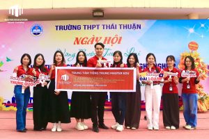 Master Edu tham gia ngày hội hướng nghiệp THPT Thái Thuận