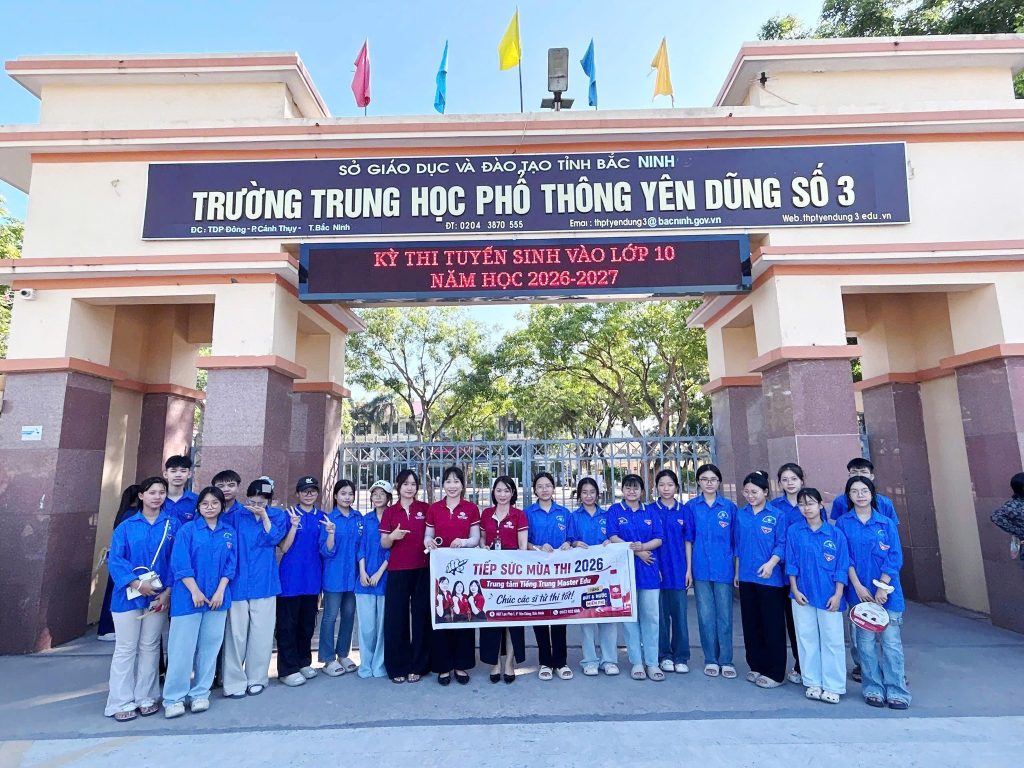 Master Edu tiếp sức mùa thi lớp 10 THPT 2026